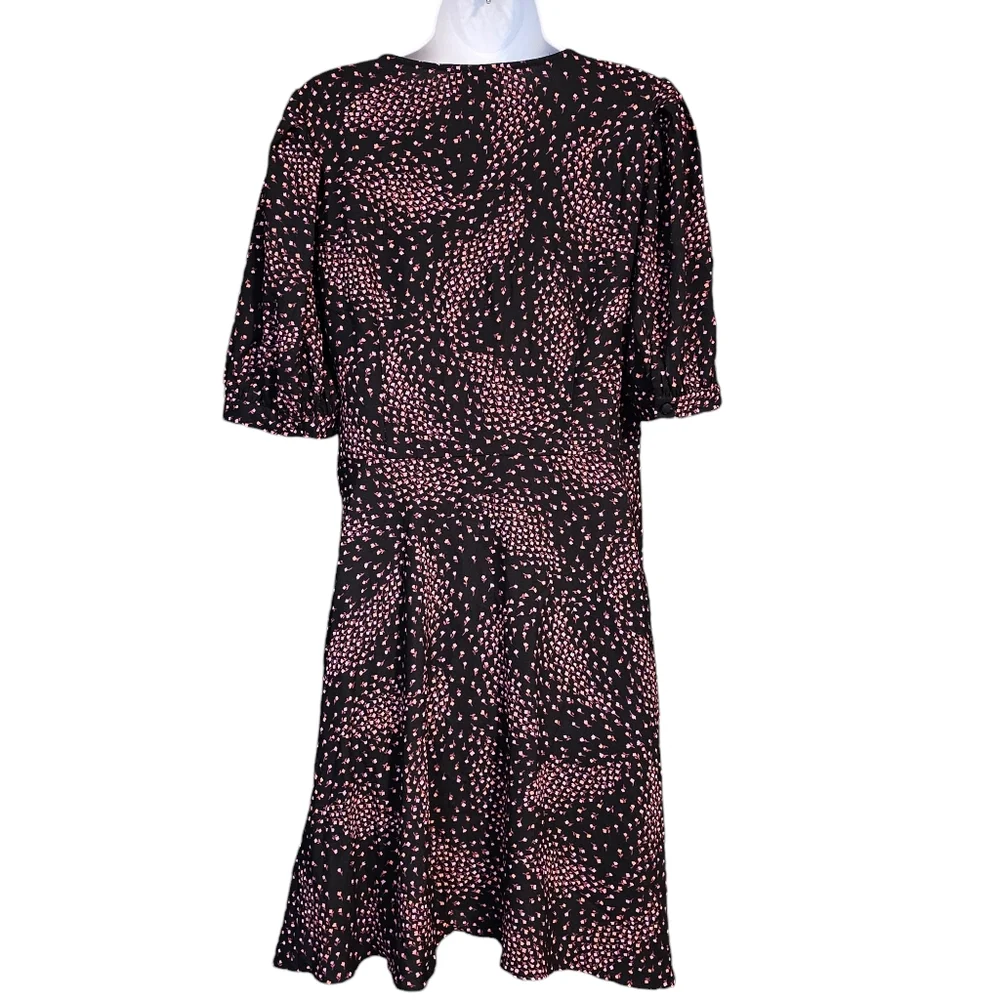 Kate Spade Meadow Wrap Floral Print Dress Size 10 - Picture 6 of 15